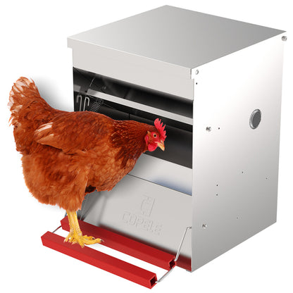 Mangeoire automatique pour poules, anti-nuisibles et anti-gaspillage