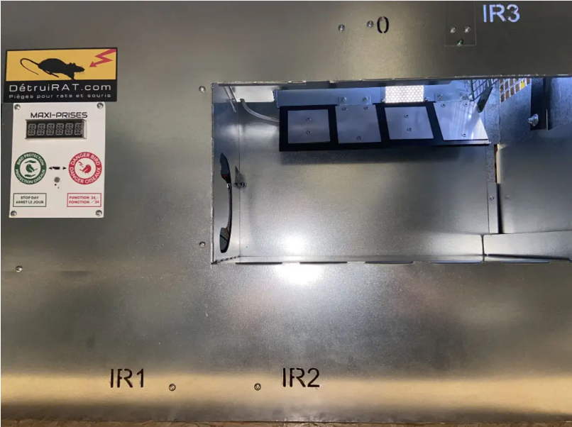 Piège à rats électrique professionnel DétruiRAT® Maxi-Prises 6 000 V